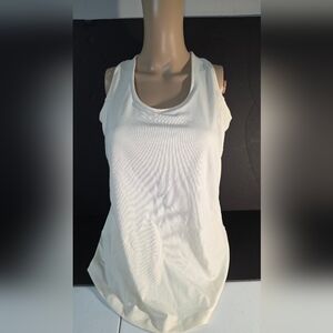 Jofit Off-White Women's Tank Top 4All by Jofit Athletic racerback Size Large